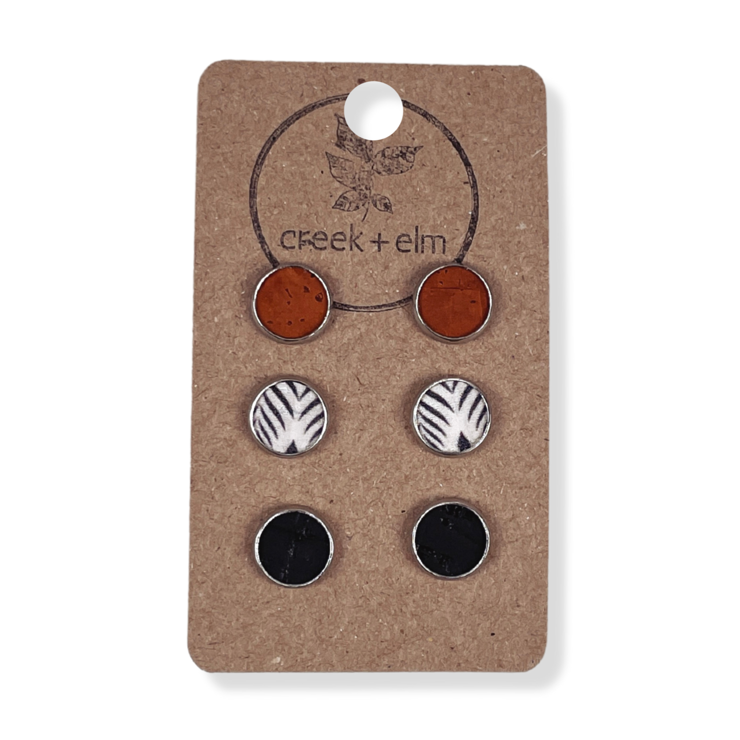 Creek+Elm Signature Stud Set- Pumpkin Spice