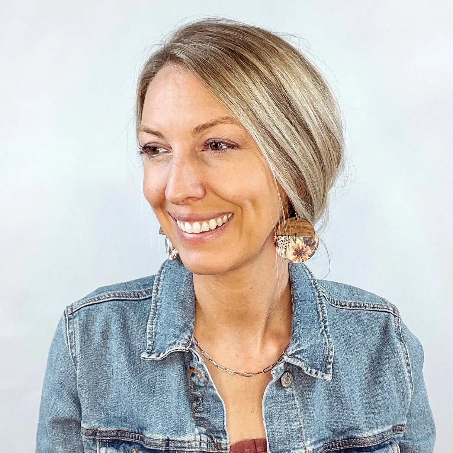 Everly Cork + Wood Earrings Creek + Elm
