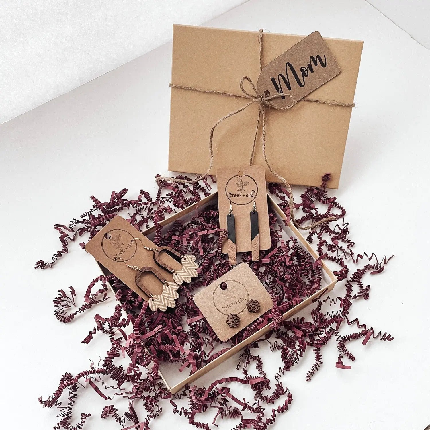 Gift Wrapping Creek + Elm
