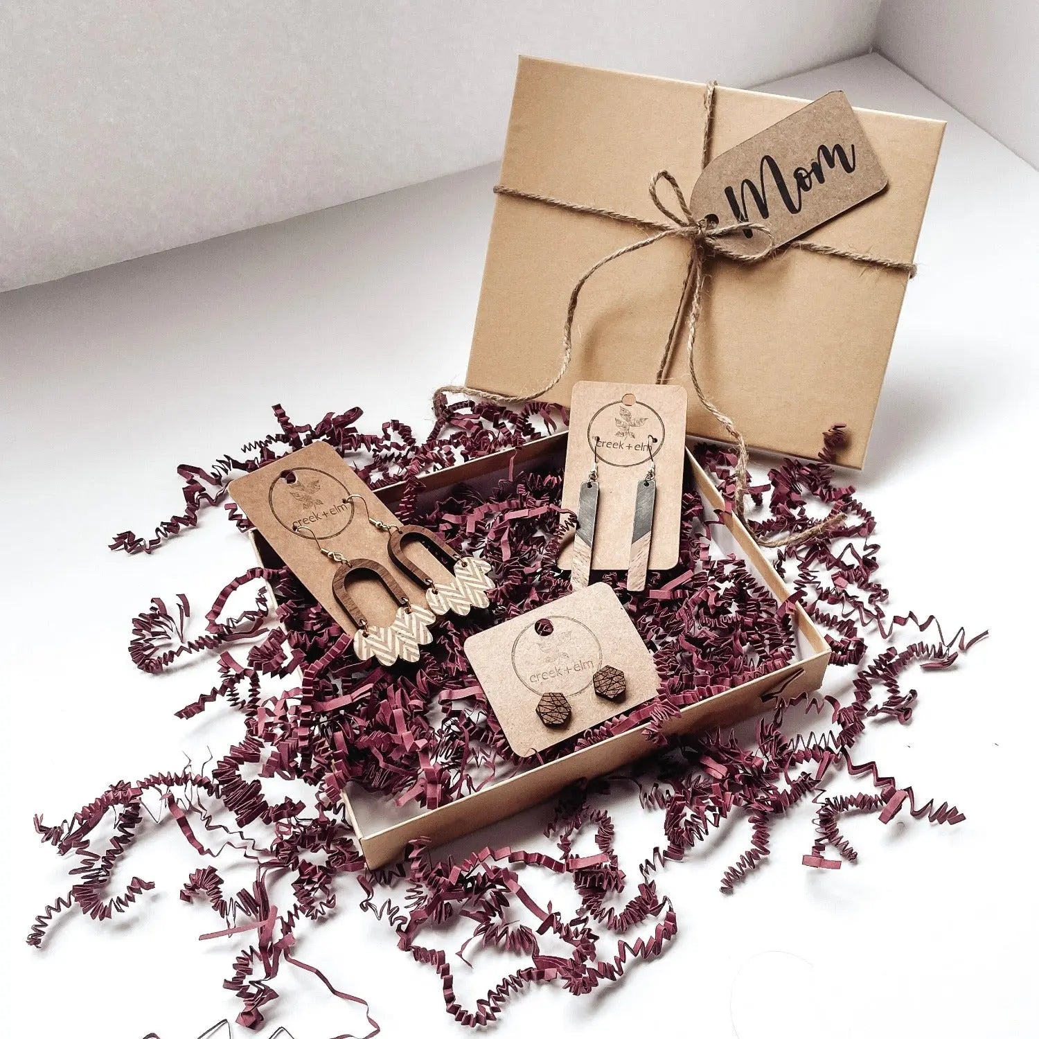 Gift Wrapping Creek + Elm