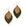 Macy Cork and Faux Leather Dangly Leaf Earrings-Kelly Green Creek + Elm