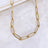 Oval Paperclip Chain Necklace- 18K Gold Creek + Elm