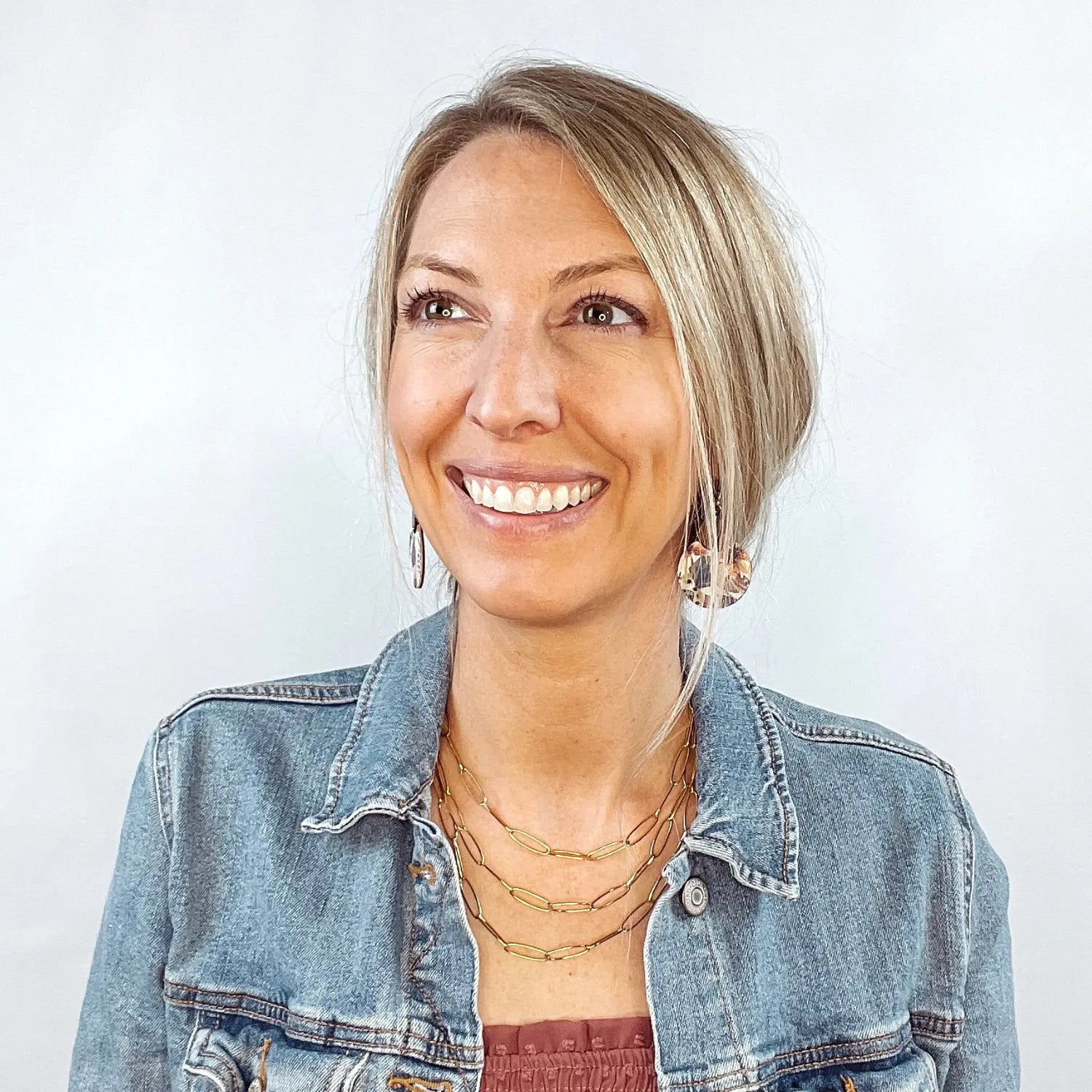 Oval Paperclip Chain Necklace- 18K Gold Creek + Elm