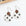 Cora Patriotic Collection Walnut Wood and Cork Earrings- Blue Stars Creek + Elm