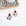 Cora Patriotic Collection Walnut Wood and Cork Earrings- Red and Blue Stars Creek + Elm