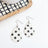 Patriotic Teardrop Cork Earrings- Blue Stars Creek + Elm