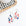 Patriotic Teardrop Cork Earrings- Red & Blue Stars Creek + Elm