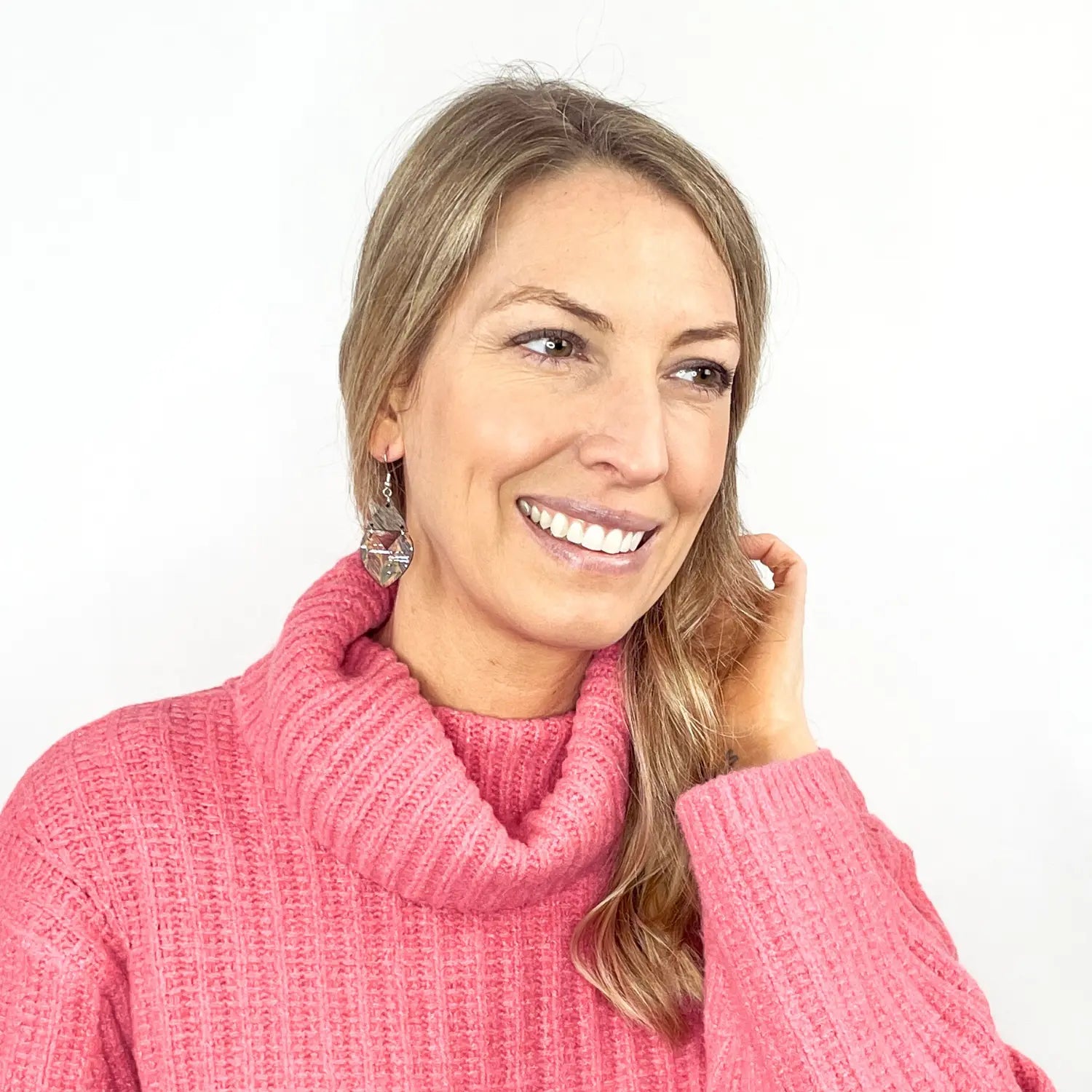 Scarlett Cork + Wood Earrings Creek + Elm