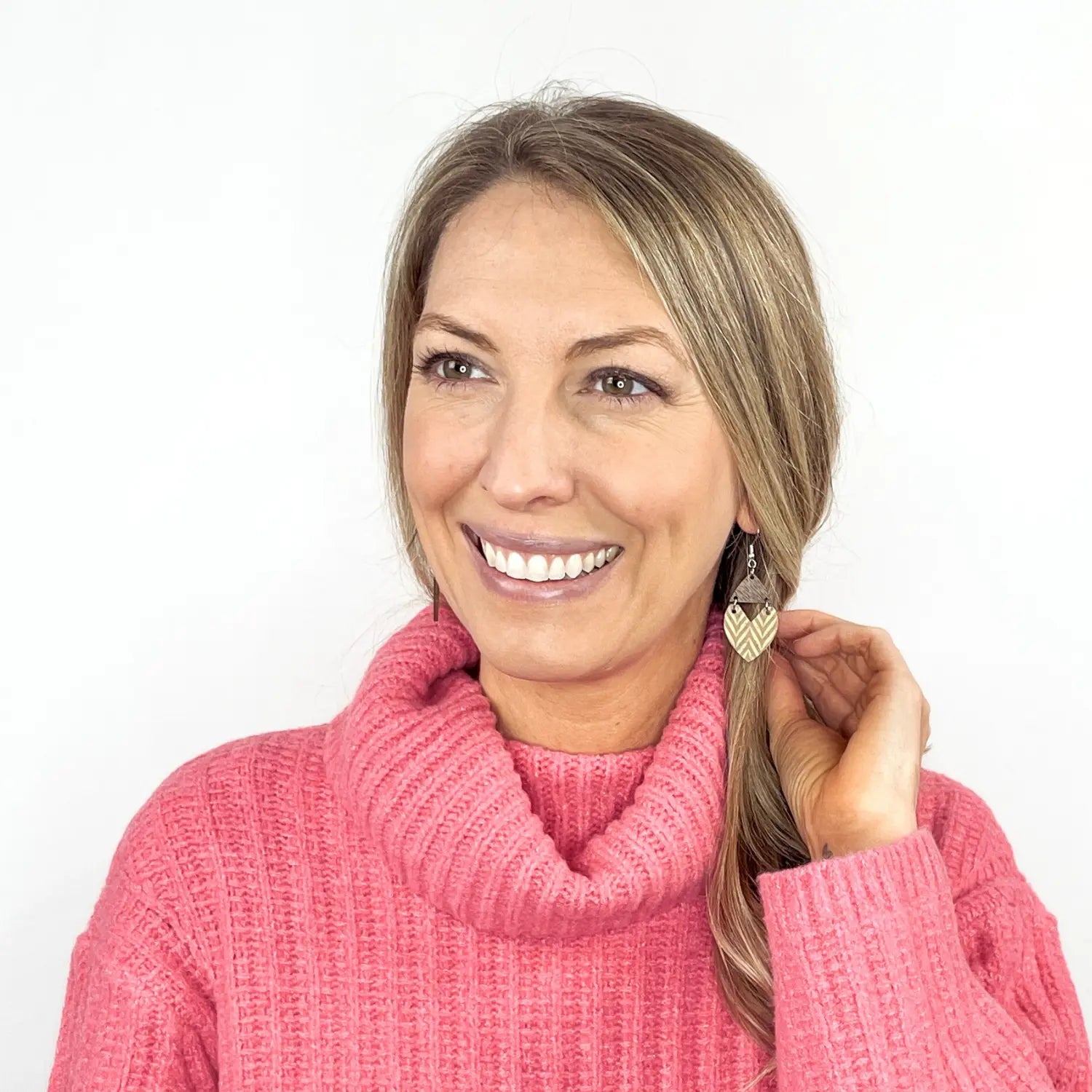 Scarlett Cork + Wood Earrings Creek + Elm