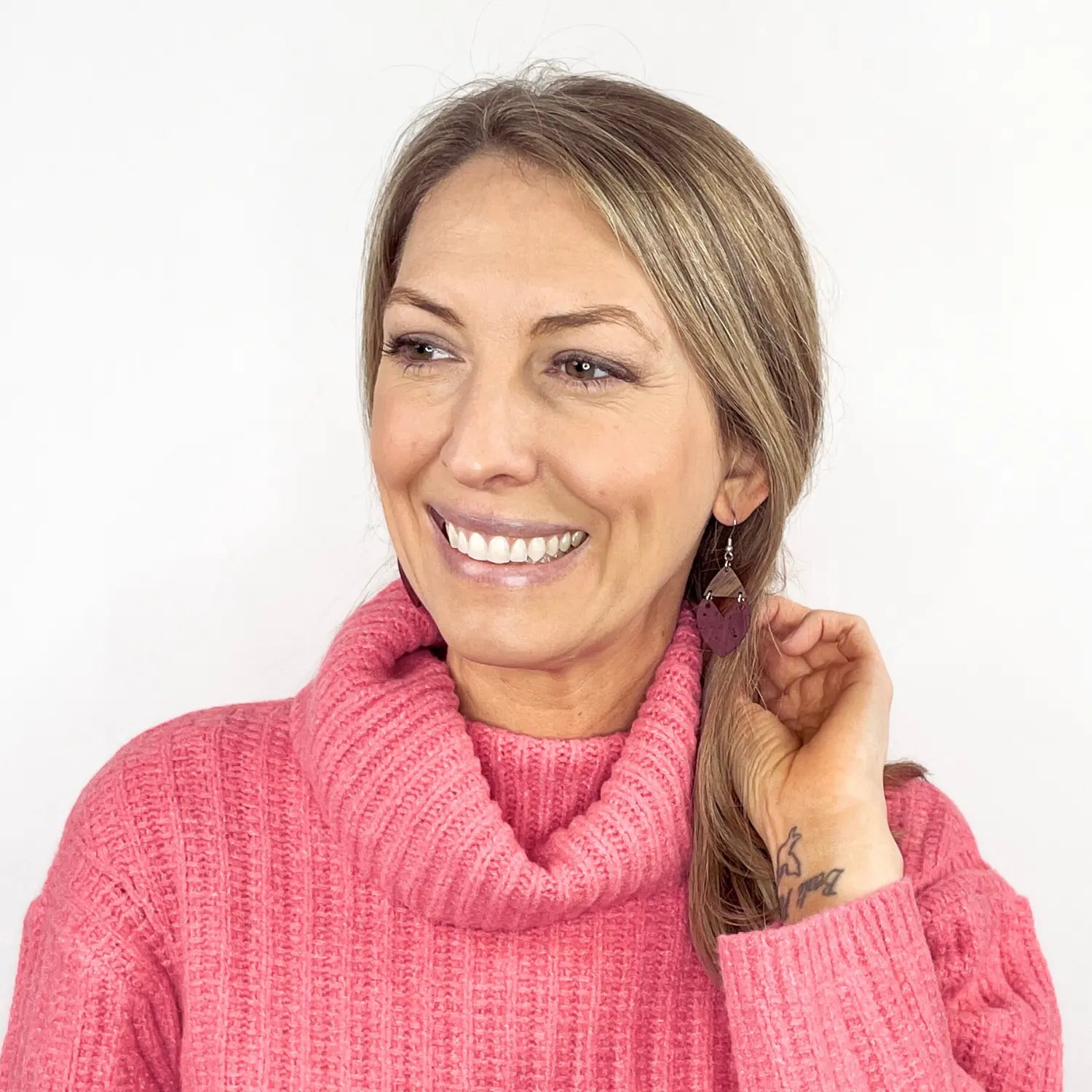 Scarlett Cork + Wood Earrings Creek + Elm