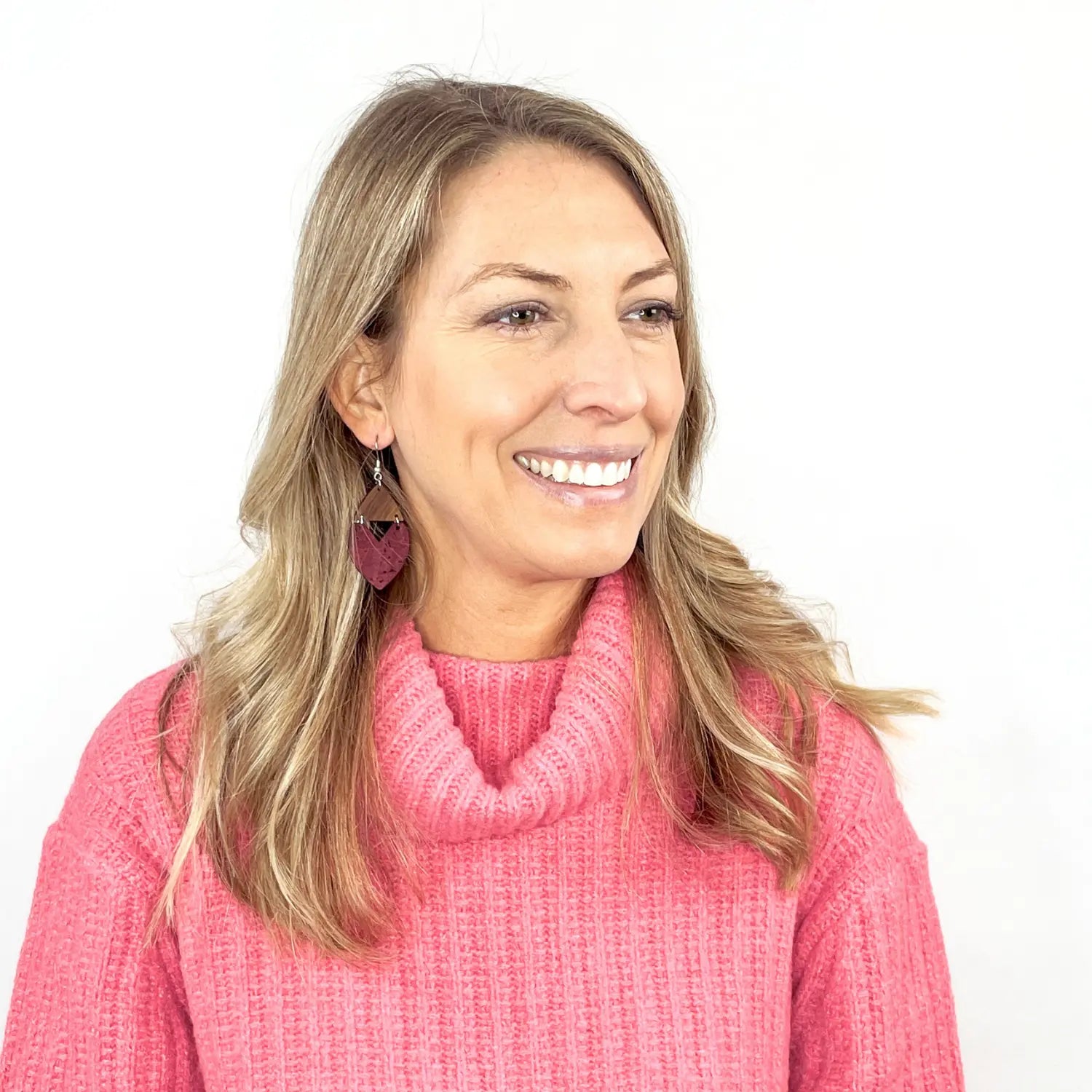 Scarlett Cork + Wood Earrings Creek + Elm