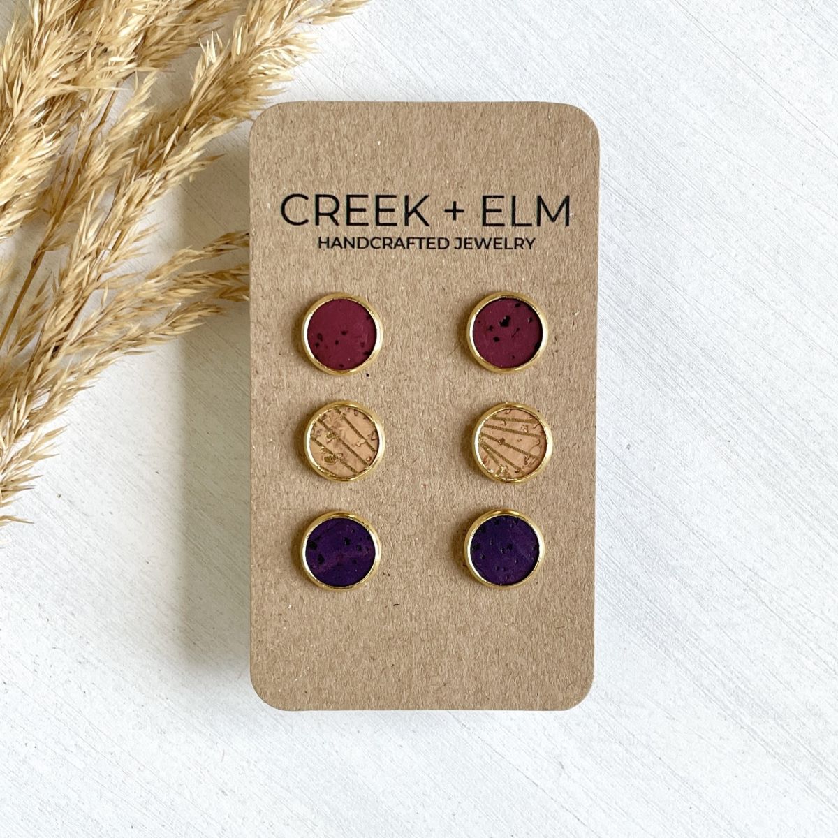 Creek+Elm Signature Stud Set- Sunset
