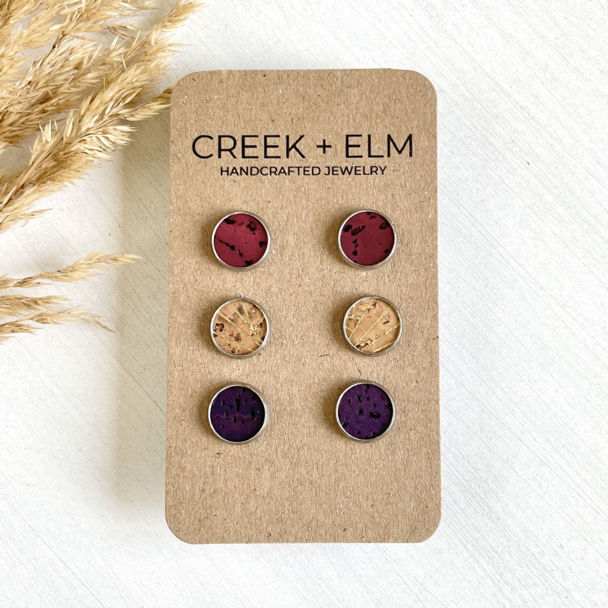Creek+Elm Signature Stud Set- Sunset