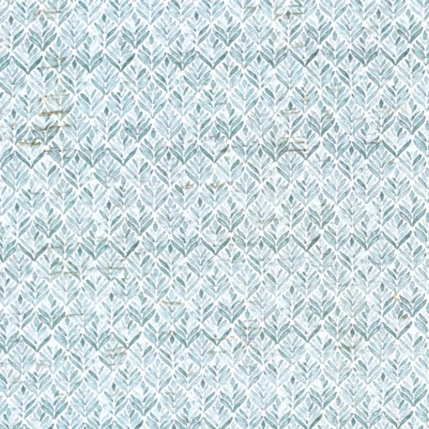 Elizabeth Gold Hexagon and Cork Earrings-Teal Modern