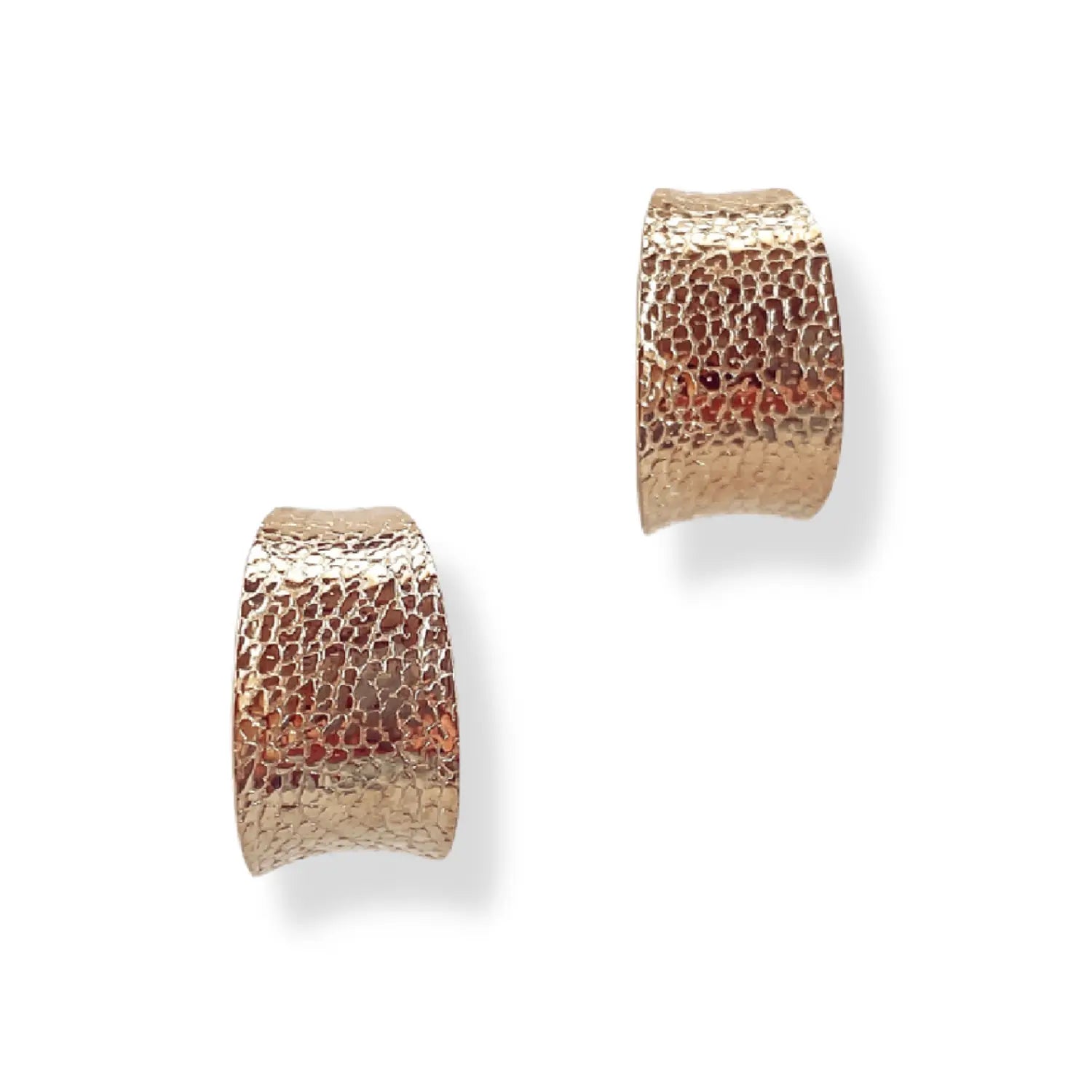 Chunky C-shaped Stainless Steel Half Hoop Creek + Elm