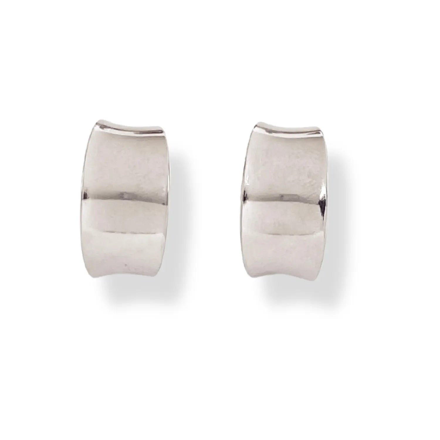 Chunky C-shaped Stainless Steel Half Hoop Creek + Elm