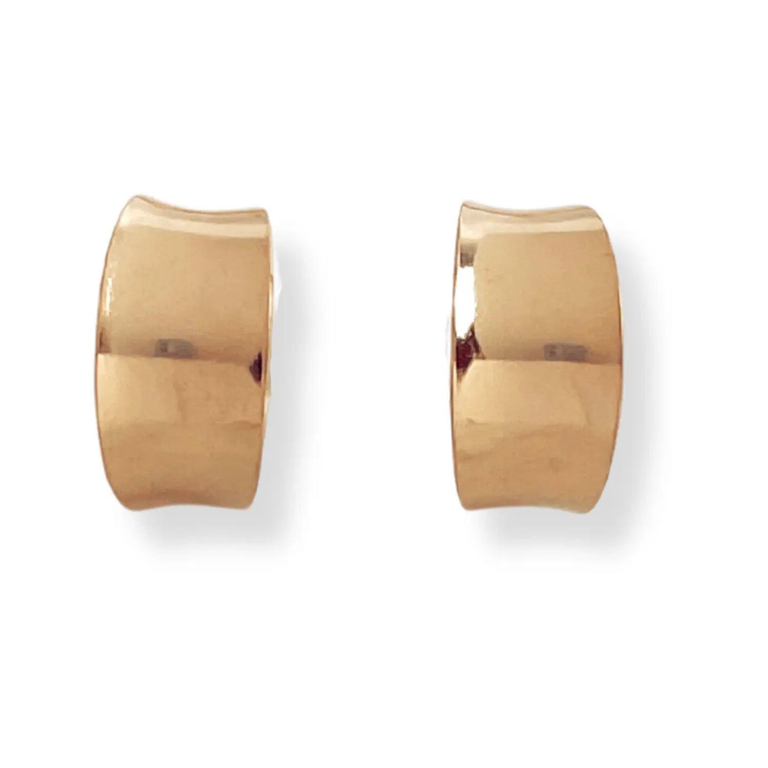 Chunky C-shaped Stainless Steel Half Hoop Creek + Elm