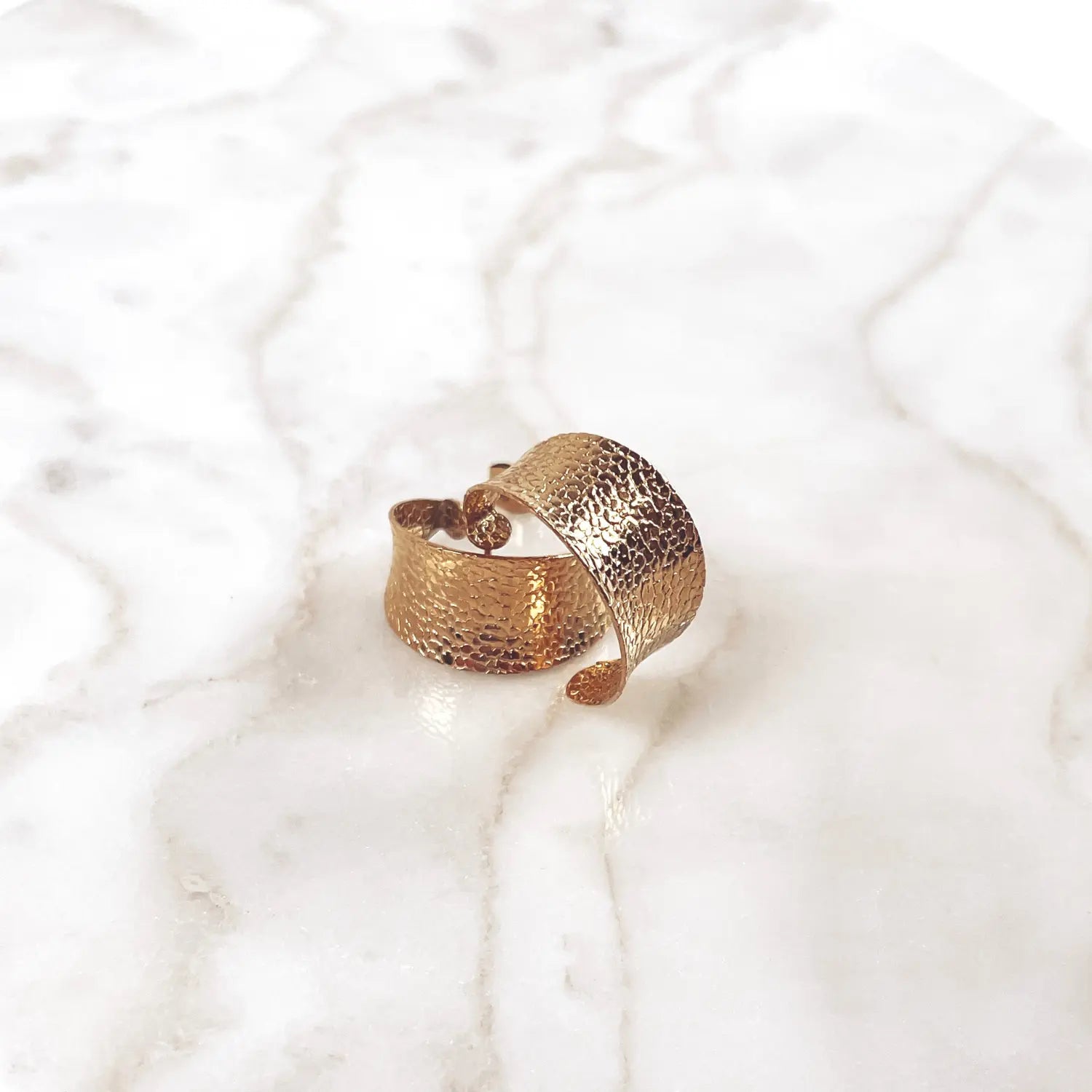 Chunky C-shaped Stainless Steel Half Hoop Creek + Elm