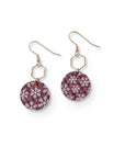 Elizabeth Snowflake Cork and Hexagon Earrings Creek + Elm