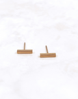 Stainless Steel Bar Stud- Gold