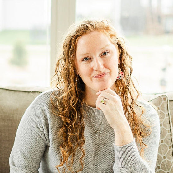 Woman smiling while looking at the camera 