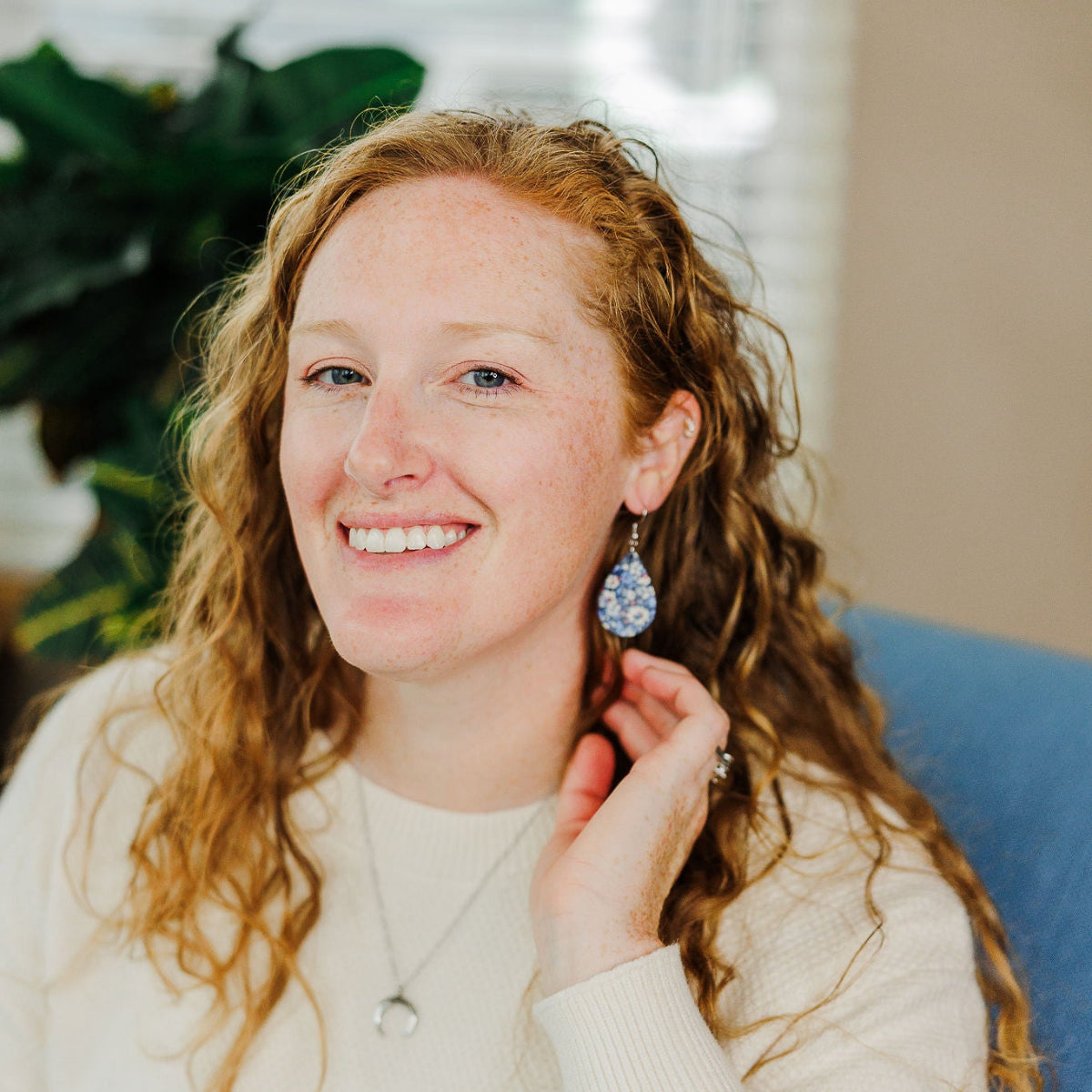 Woman wearing the Kendra Mini size 