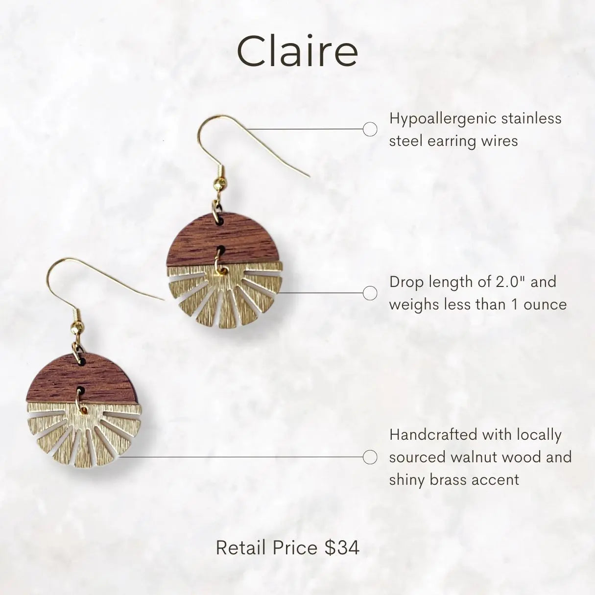 Creek+Elm&#39;s Signature Lightweight Earring Set Creek + Elm