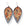 Lainey Petite Floral Cork Leaf Dangly Earrings-Pearl Gray Creek + Elm