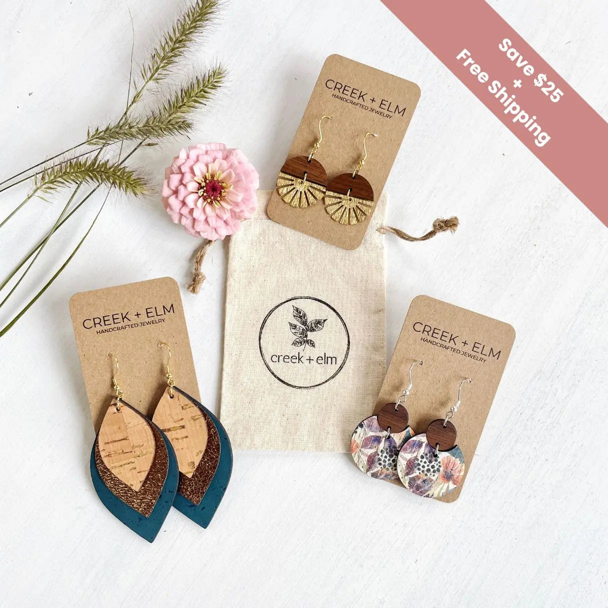 Creek+Elm&#39;s Signature Lightweight Earring Set Creek + Elm