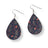 Teardrop Winter Woodland Cork Earrings Creek + Elm