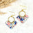 Wren Cork and Gold Accent Dangly Earrings-Autumn Meadows Creek + Elm