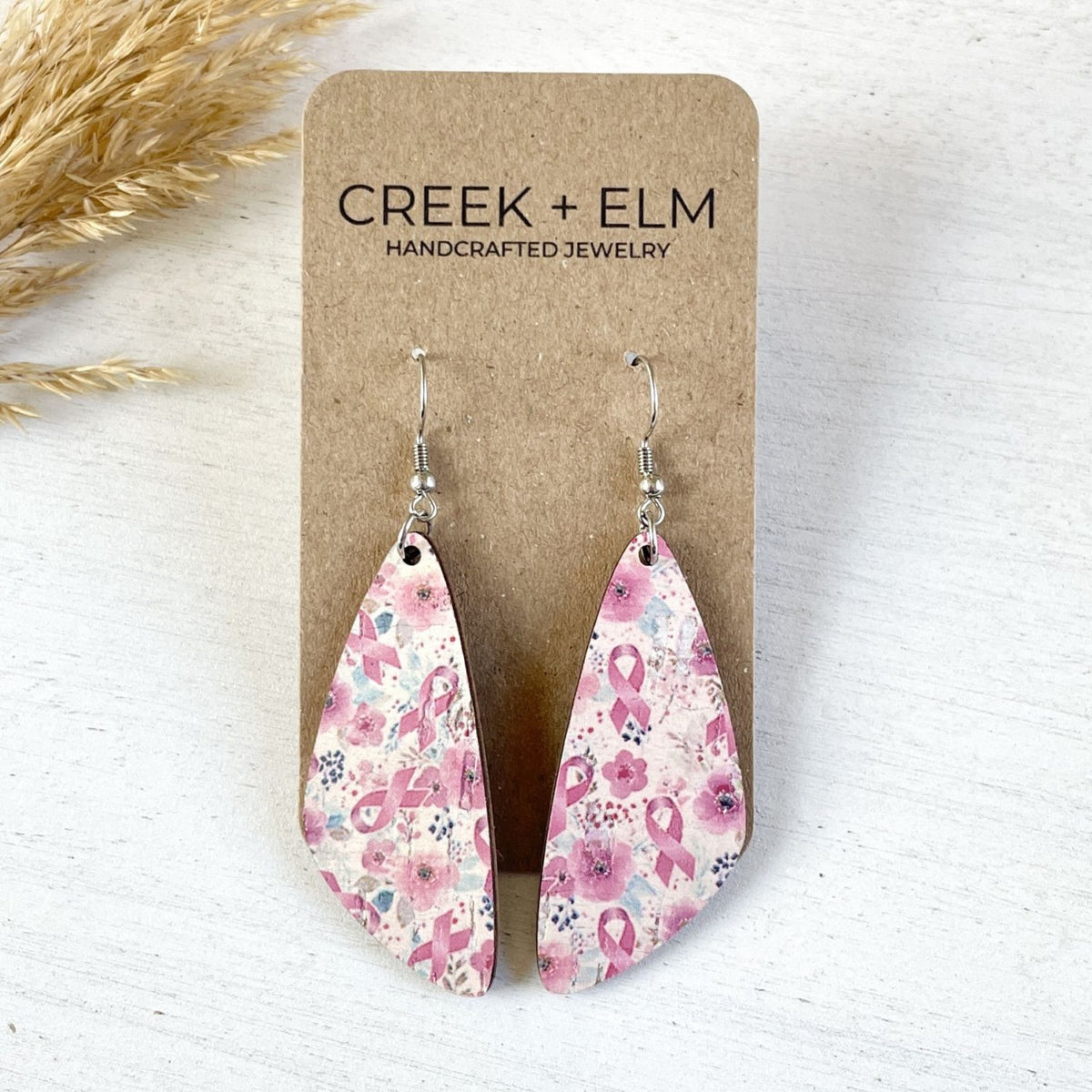 Eliza Hope Collection Cork Teardrop Earrings