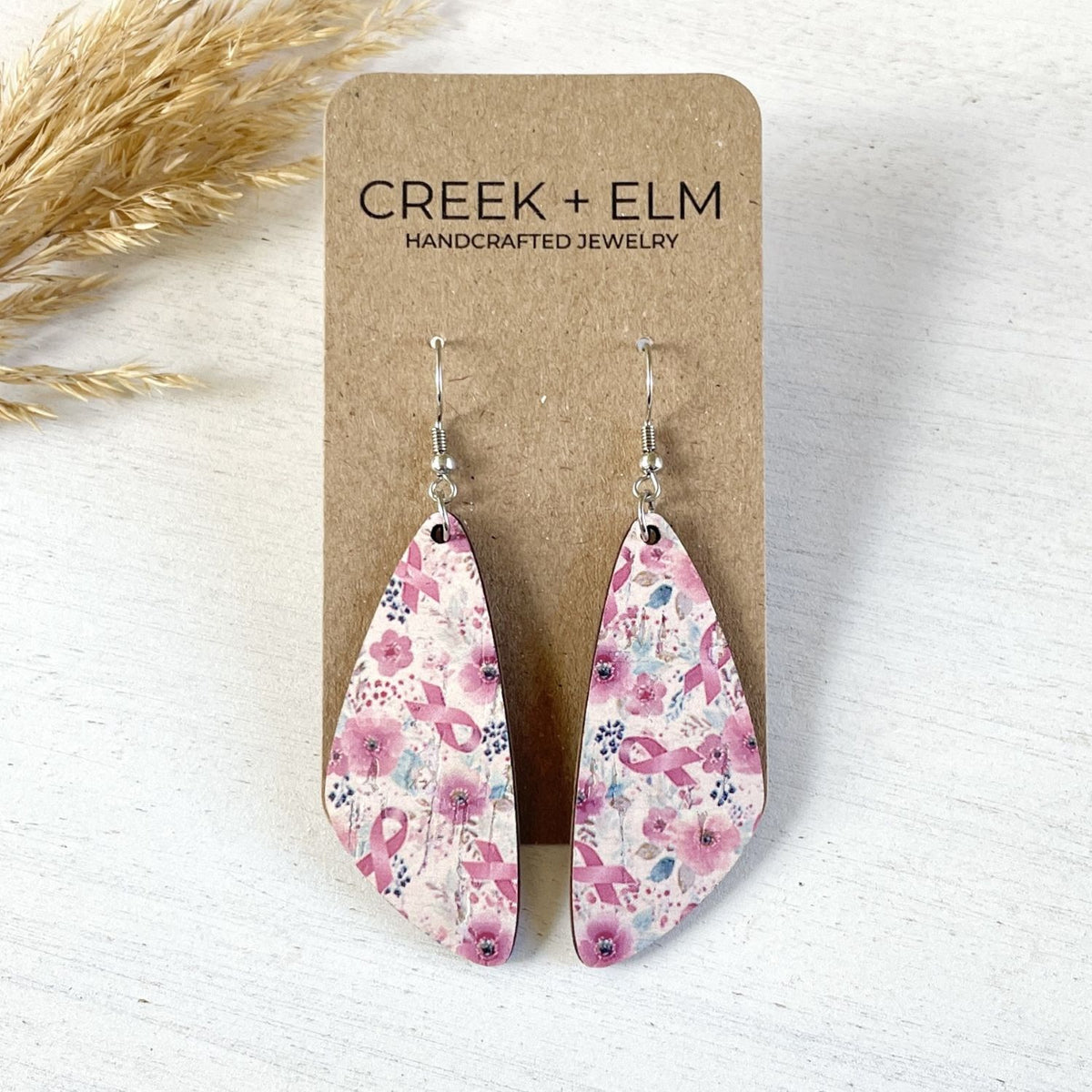 Eliza Hope Collection Cork Teardrop Earrings