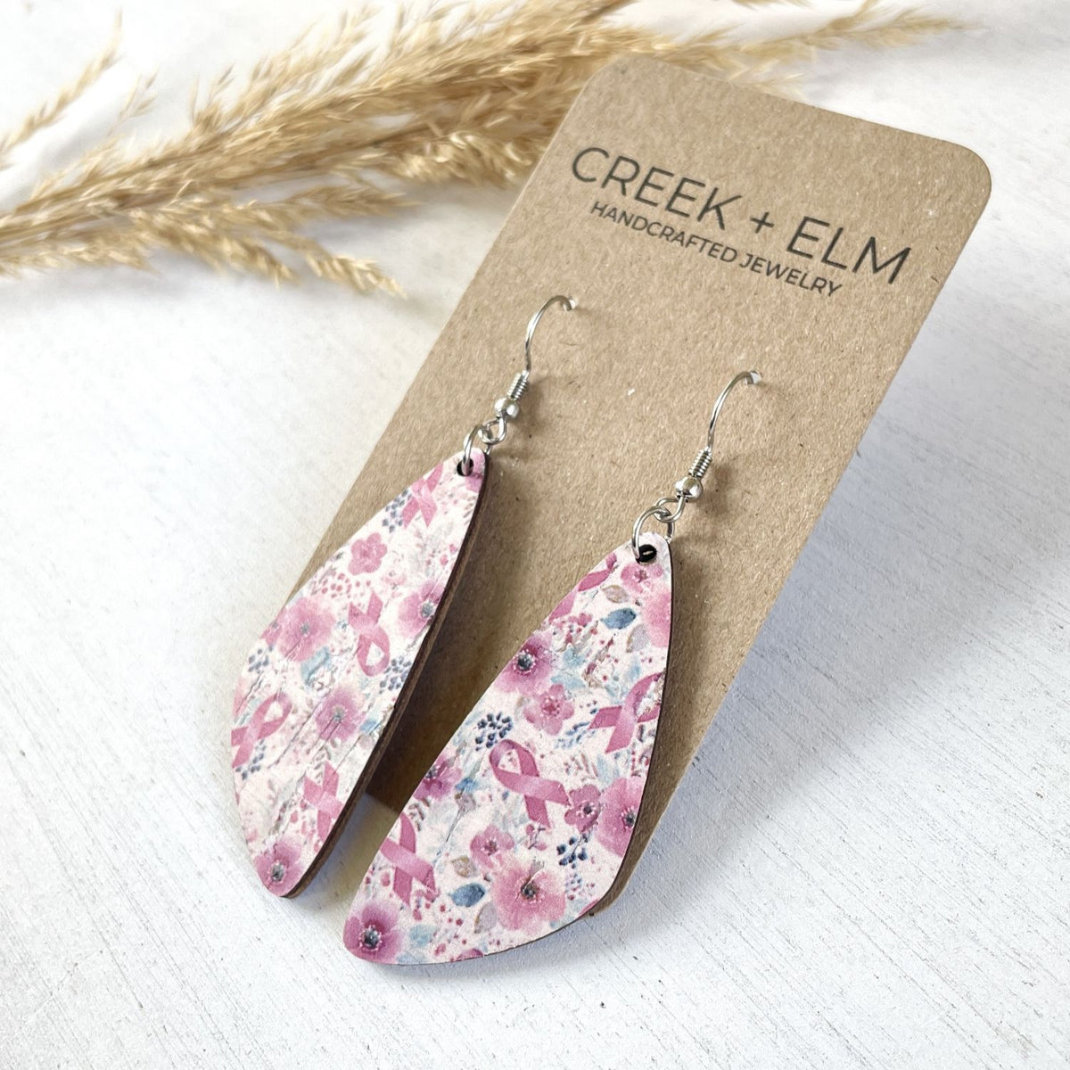Eliza Hope Collection Cork Teardrop Earrings