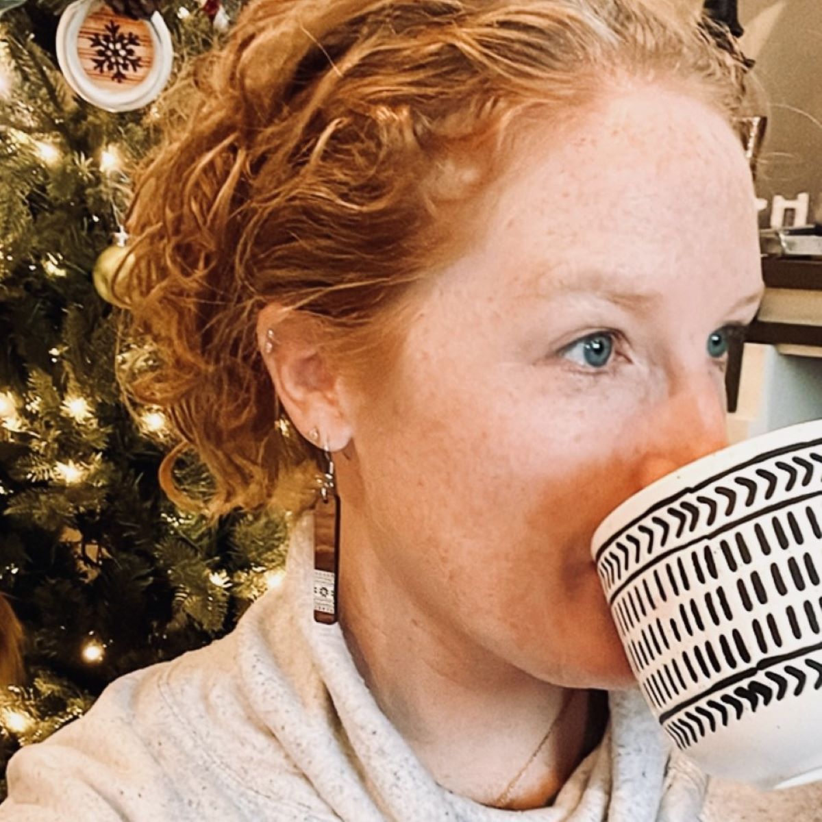 Noelle Holiday Wood Earrings