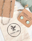 Creek+Elm Paperclip Necklace and Cork Studs Bundle Creek + Elm