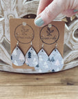 Teardrop Christmas Tree Cork Earrings Creek + Elm